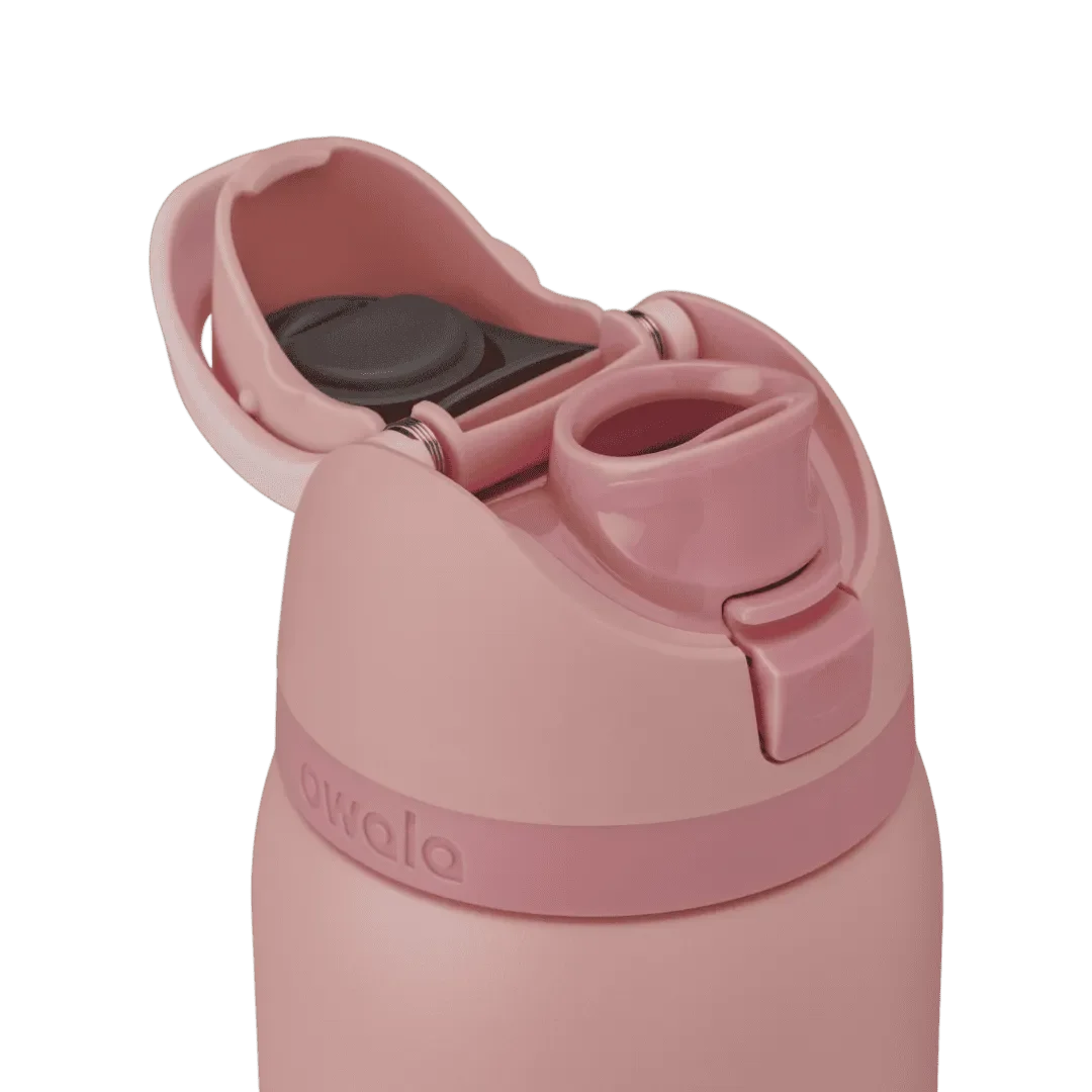 32Oz Rose Quartz Stainless Steel Freesip - Image 4