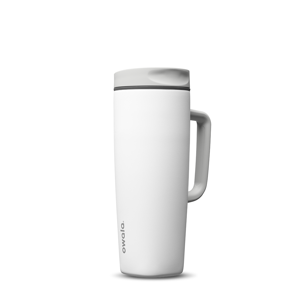 24Oz Shy Marshmallow Stainless Steel Smoothsip Slider With Handle