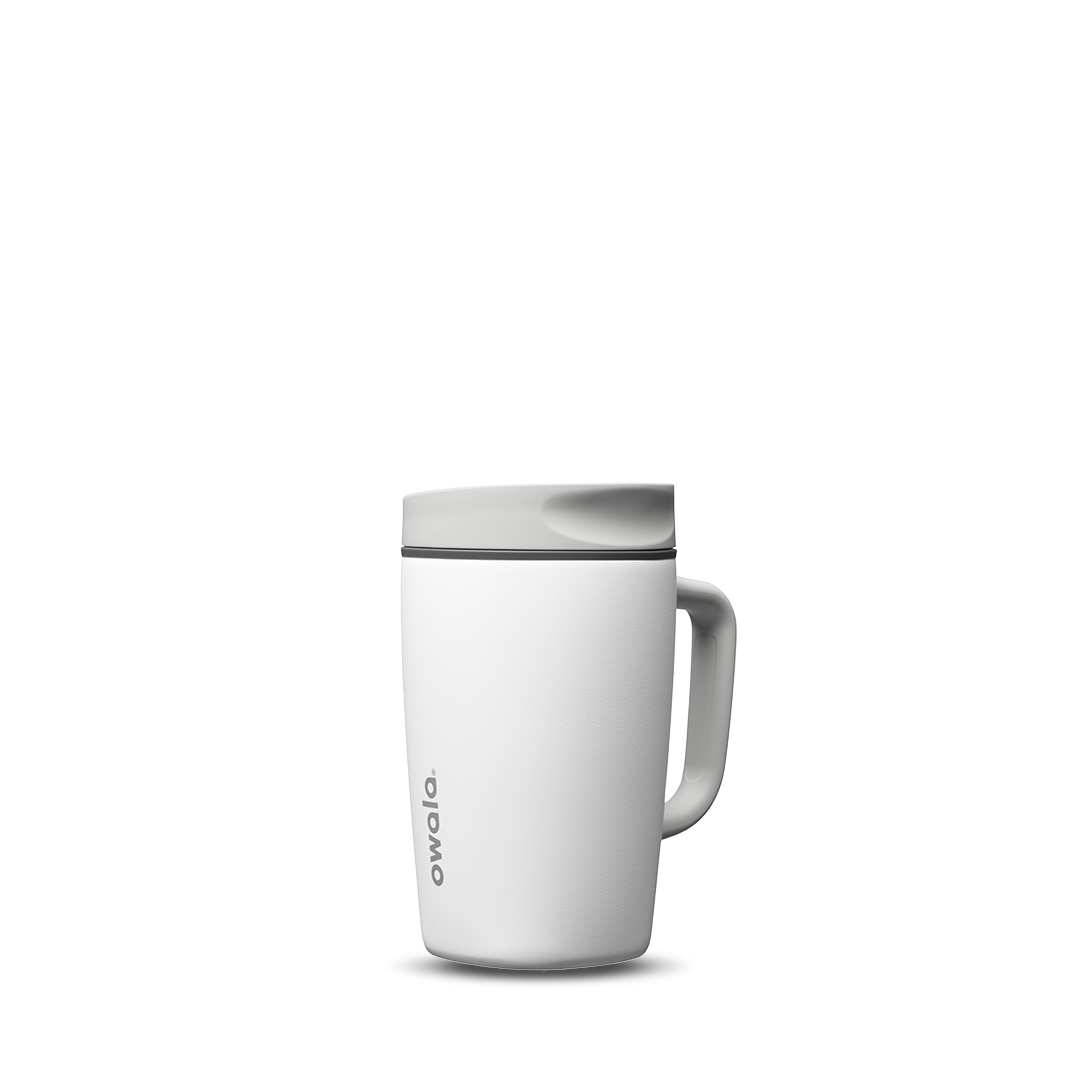 12Oz Shy Marshmallow Stainless Steel Smoothsip Slider With Handle