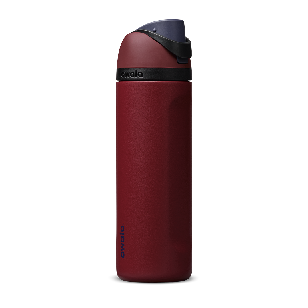 24Oz Burgundy Bay Stainless Steel Freesip