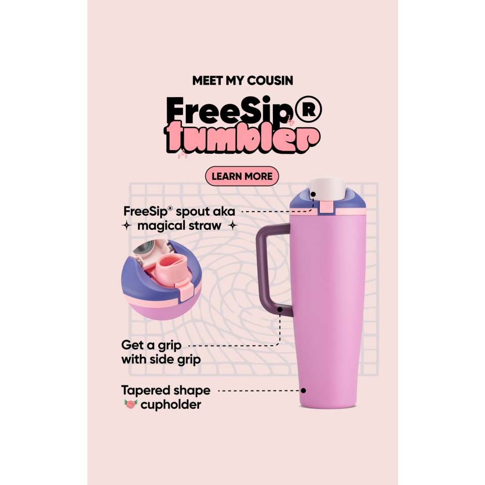 FreeSip Sway Bottle Burgundy Bay Stainless Steel - Image 7