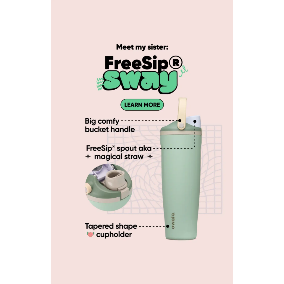 FreeSip Tumbler Tumbler Blue Stainless Steel - Image 7