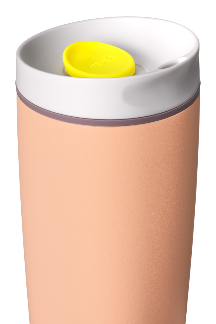 20Oz Peachy Keen Stainless Steel Smoothsip Slider - Image 2