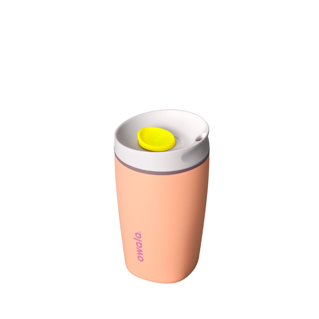 12Oz Peachy Keen Stainless Steel Smoothsip Slider