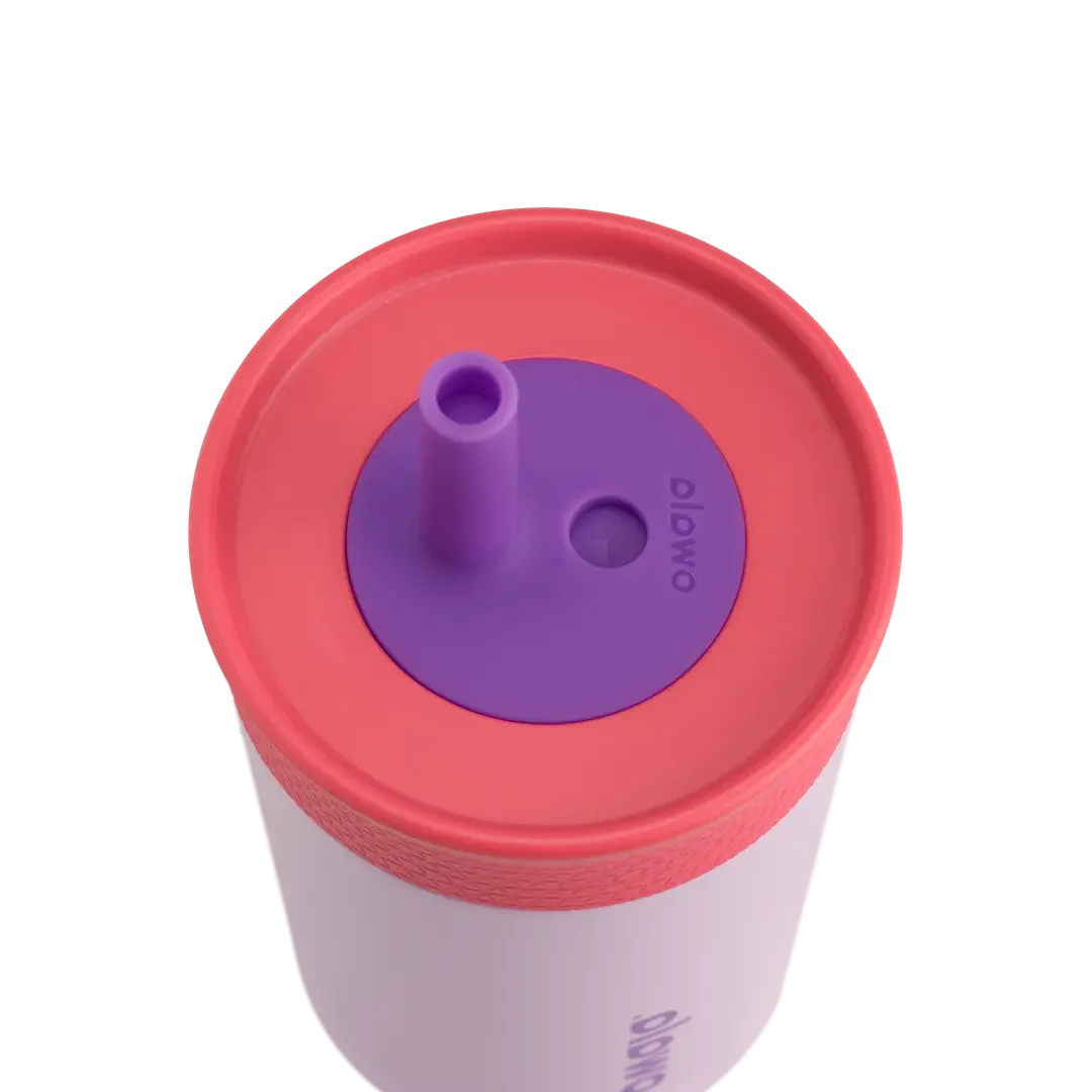 12Oz Lilac Rocket Stainless Steel Kids' Tumbler - Image 3