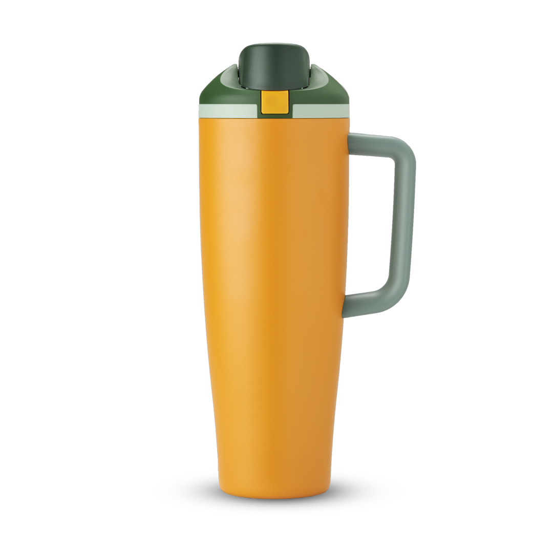 40Oz Orange Grove Stainless Steel Freesip Tumbler
