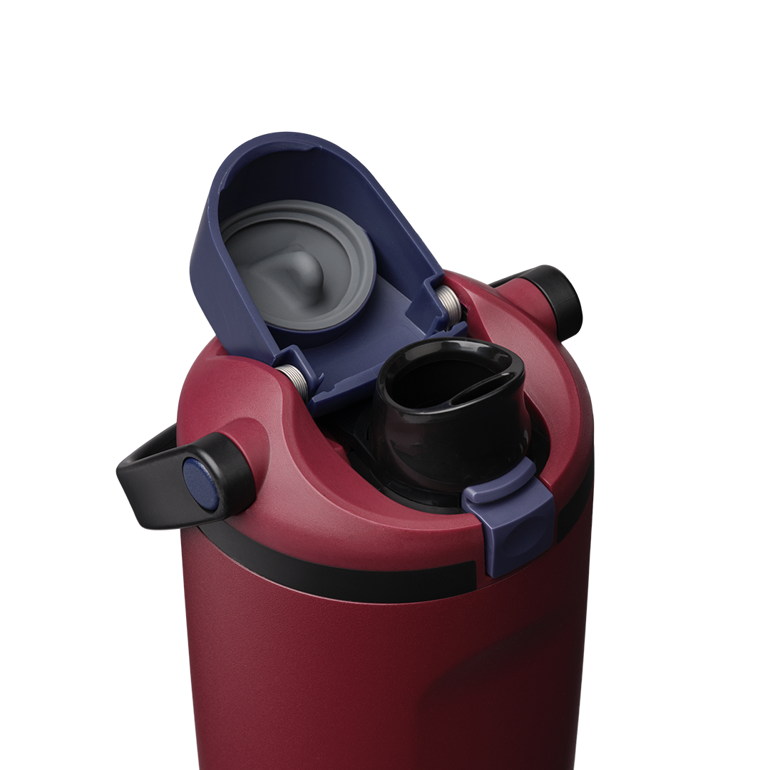 40Oz Burgundy Bay Stainless Steel Freesip Sway - Image 3